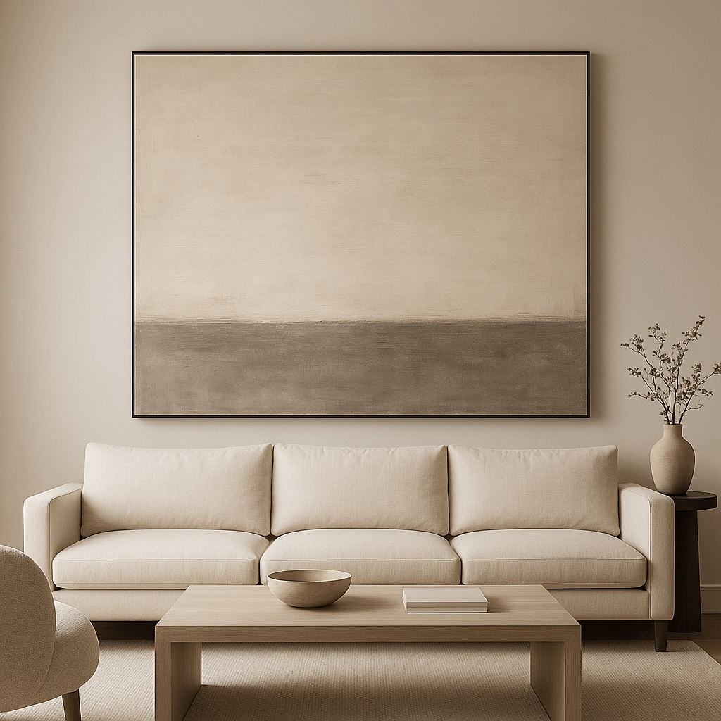 🖼️ The Power of Oversized Wall Art: Why Bigger Makes Your Home Look More Luxurious - Kidd's Home